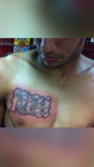 Neymar's tattoo Be your hero#fypシ #tattoo #fyp #tattoolove #ins | TikTok