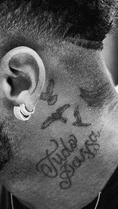 Neymar neck tattoo Wallpapers Download  MobCup