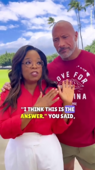 Oprah Winfrey Expresses Shock at Backlash and 'Online Attacks' Over Maui Fire Fund with Dwayne Johnson: 'Sad State in Our Country'
