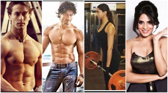 Stars who do work hard to be in shape...