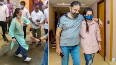 Kamal Haasan's Daughter and niece engaged in campaigning for election, video goes viral