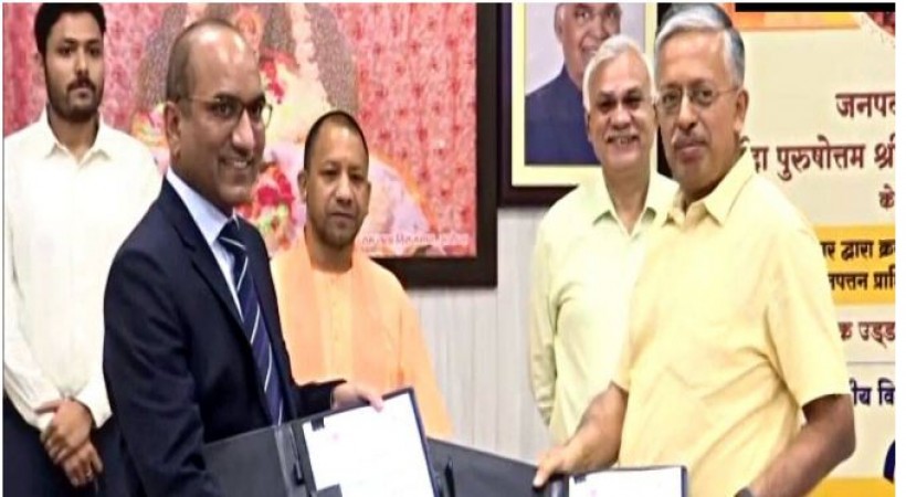 Shri Ram International Airport to come up in Ayodhya, CM Yogi hands over land to AAI