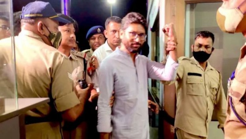 MLA Jignesh Mevani, who was arrested again shortly after getting bail, attacked the Assam Police