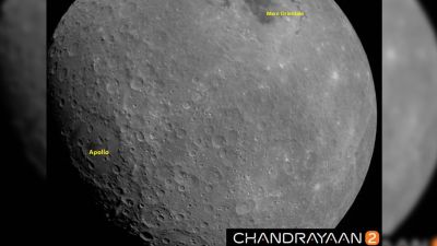 India's Chandrayaan-2 spacecraft delivers first moon photo, ISRO shares on Twitter