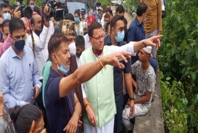 Uttarakhand CM Pushkar Singh Dhami reaches disaster affected area