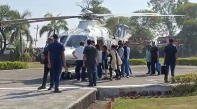 Rahul Gandhi took 3 daughters of MP on a helicopter ride, fulfilling his promise