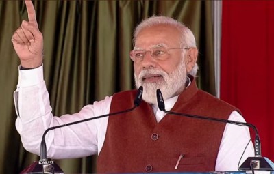 'Work was pending for 50 years, Yogi govt. has done it in 5 years..' PM Modi slams Oppn over Saryu Canal project