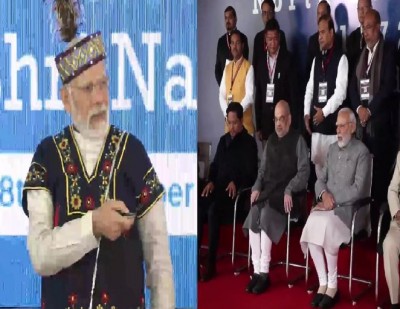 PM Modi arrives in Meghalaya, inaugurates projects worth over Rs 2450 crore