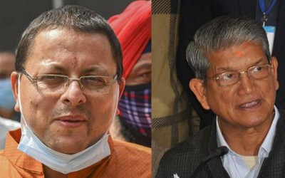 Uproar over Muslim University, CM Dhami and Harish Rawat came face to face