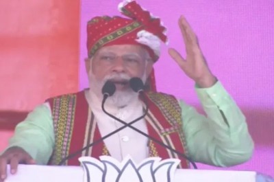'Tripura is transforming with housing, health and income', says PM Modi at election rally
