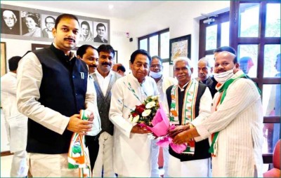 MP: Hindu Mahasabha leader Babulal Chaurasia joins Congress