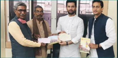 Ayodhya: Chirag Paswan donates 1.11 rupees for construction of Ram temple
