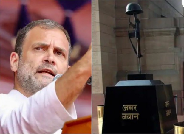 'It is a matter of great sorrow'- Rahul Gandhi on removal of 'Amar Jawan Jyoti' from India Gate