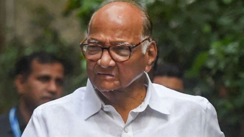 NCP Chief Sharad Pawar, who was hit by corona