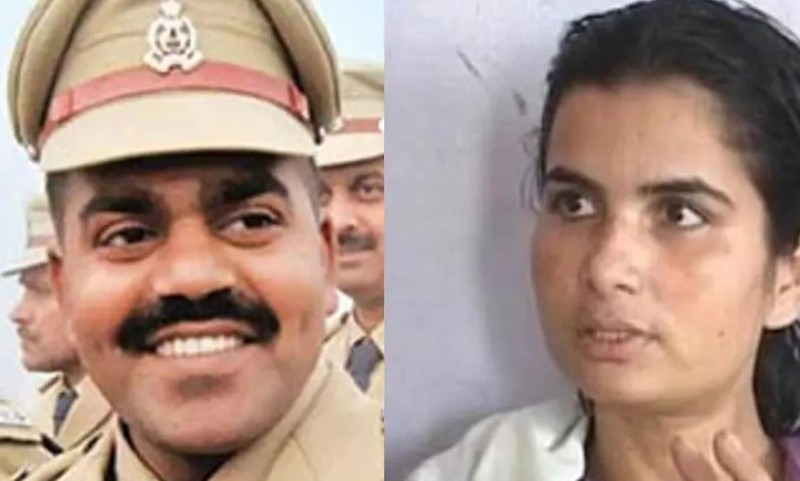 Samajwadi Party nominated the killer of police officer, wife protested