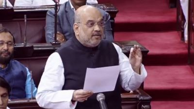 Amit Shah presents a proposal to extend the President's rule in Jammu and Kashmir