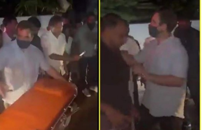Rahul Gandhi sends his ambulance to help injured man, video goes viral