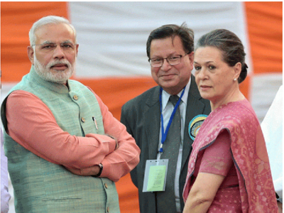 BJP's befitting reply to Congress over Sonia's questioning, reminds them of 'Modi'