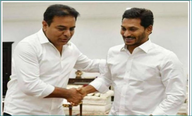 आंध्र प्रदेश के मुख्यमंत्री जगन रेड्डी ने दी तेलंगाना के मंत्री केटीआर को जन्मदिन की बधाई