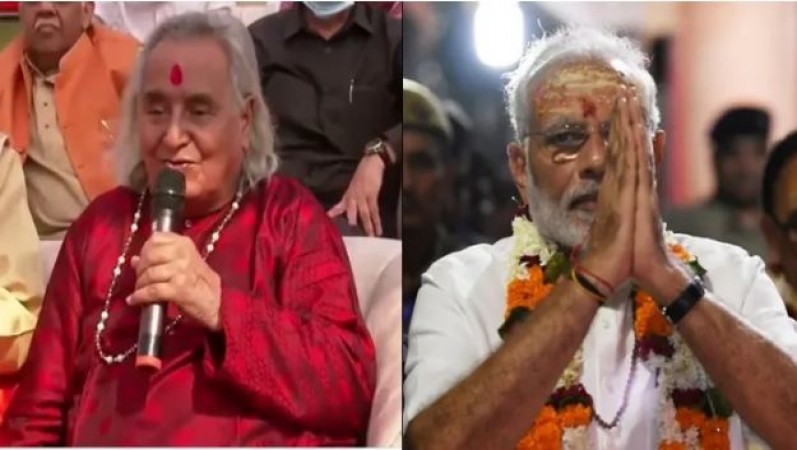 Famous classical singer Pandit Channulal blessed PM Modi