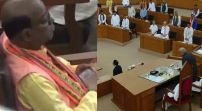 विधानसभा में कार्यवाही के दौरान PO*N देख रहे थे BJP विधायक, वीडियो वायरल होते ही मचा बवाल
