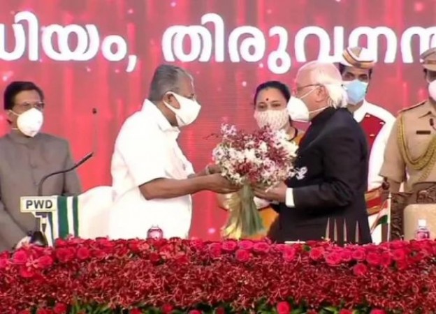 Vijayan took oath as Kerala CM for the second time in a row
