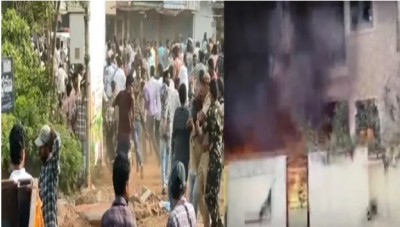 'अंबेडकर' के नाम पर जल उठा आंध्र प्रदेश, हिंसक भीड़ ने विधायक और मंत्री के घर फूंके, पुलिस पर पथराव