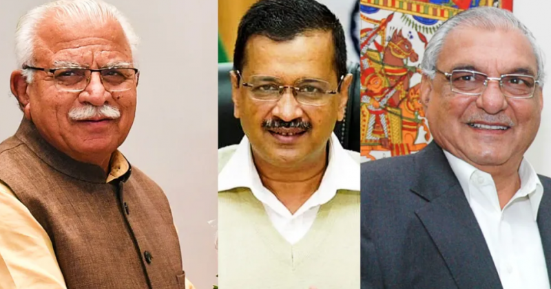 3 stalwarts and 3 parties, Kejriwal-Khattar and Hooda to blow up political bugle in Haryana today