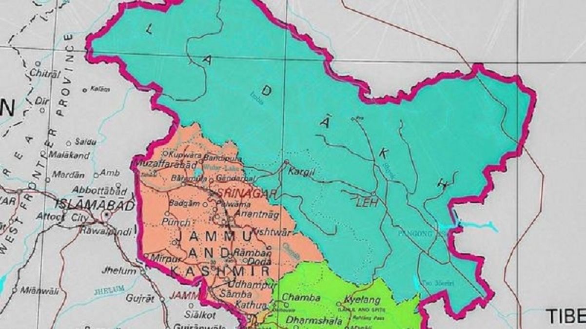 Modi government released new map of country, PoK included in the map