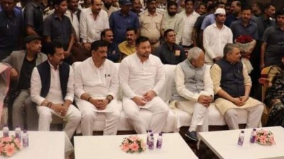 Bihar CM along with Deputy CM attends engagement of Bahubali leader's daughter
