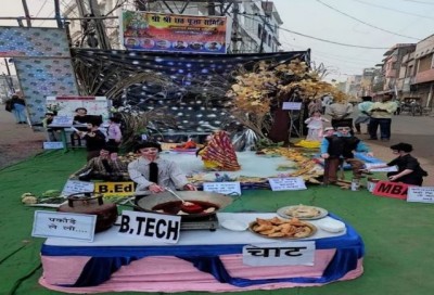 Students decorate unemployment tableau, RJD government taunts- Nitish govt