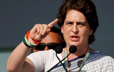 Priyanka Gandhi Vadra criticises Amit Shah for rise in crime in UP