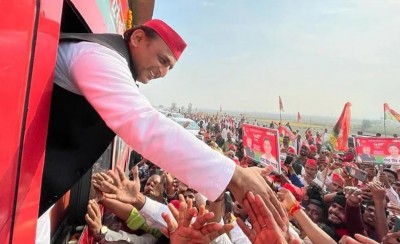 UP elections: Akhilesh Yadav slams BJP during his visit to Ghazipur