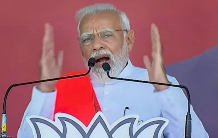 'Time has come now...', PM Modi roared fiercely in Banaskantha