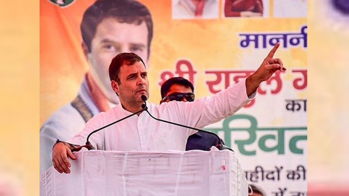 Rahul Gandhi campaigned in Haryana, attacked BJP and RSS fiercely