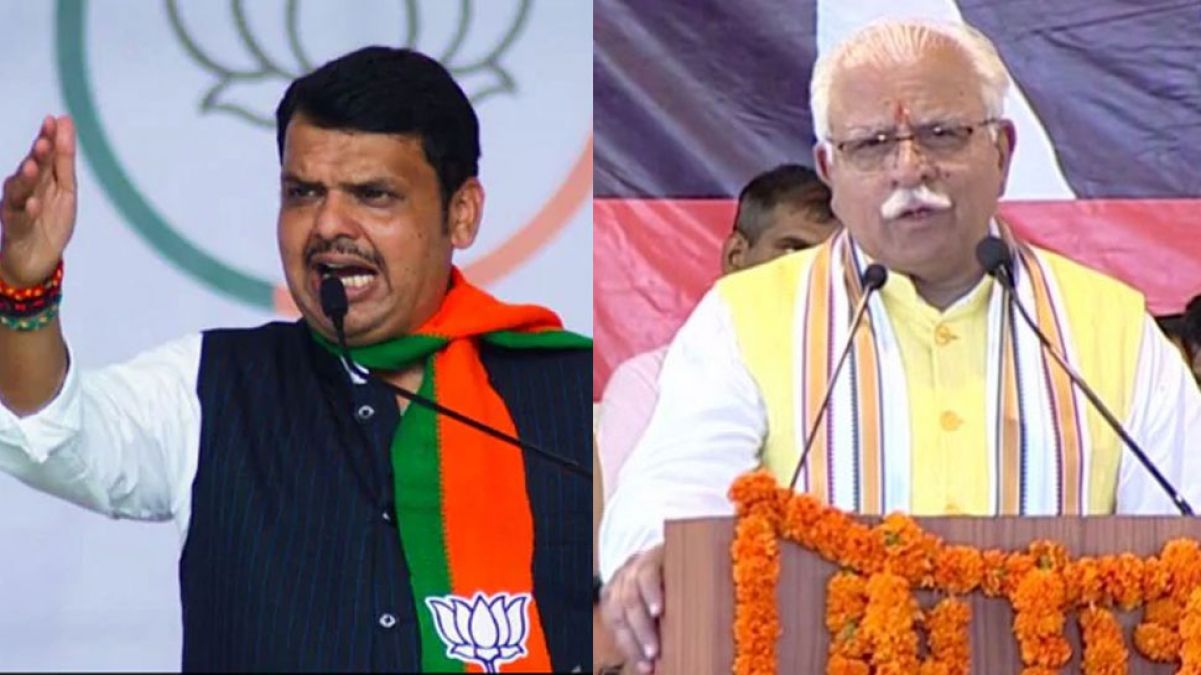 Assembly elections: Fadnavis and Khattar's stature will be decided by electoral results, to become CM again?