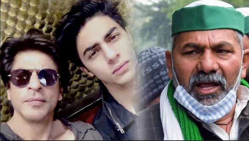 Drugs case: Rakesh Tikait comes out in support of Shah Rukh Khan, says in defence of Aryan