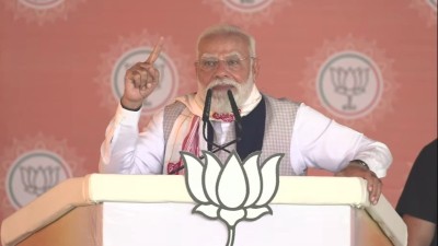 असम के बरपेटा में प्रधानमंत्री मोदी का संबोधन, कहा राज्य की जनता बनवाएगी कांग्रेस की हार की सेंचुरी