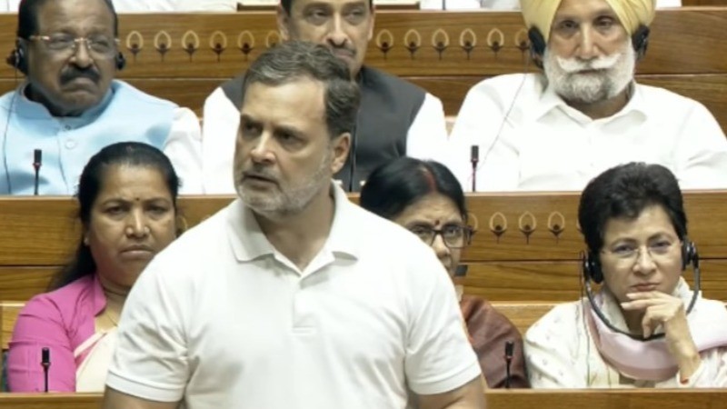 लोकसभा में राहुल गांधी ने कहा इस बिल का महिलाओं के सशक्तिकरण से कोई लेना-देना नहीं