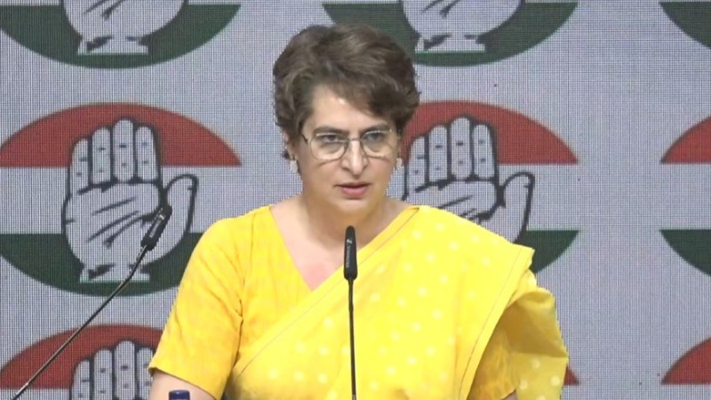 महिला आरक्षण बिल गिरने के बाद प्रियंका गांधी की प्रेस कांफ्रेंस, कहा संविधान और देश की जीत हुई