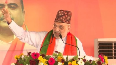 सुकना में गृहमंत्री शाह की जनसभा, कहा ये चुनाव बंगाल को TMC शासन से मुक्त कराने का चुनाव