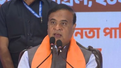 असम के मुख्यमंत्री हिमंता की कोलकाता में प्रेस वार्ता, पश्चिम बंगाल में 200 सीटें जीतने का किया दावा