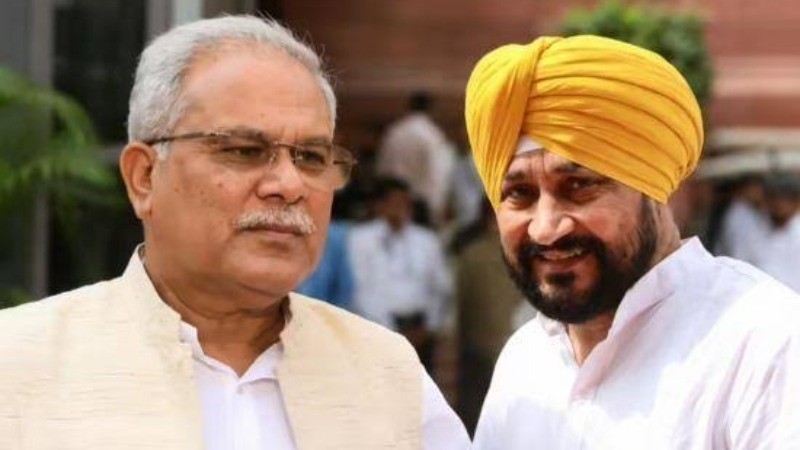 भूपेश बघेल की चरणजीत सिंह चन्नी से मुलाकात, कहा कोई नाराज नहीं, सब हाईकमान के साथ