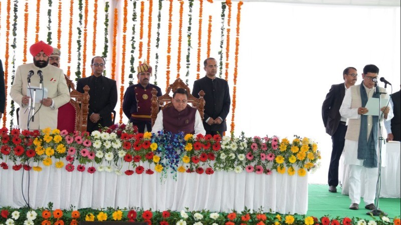 उत्तराखंड मंत्रिमंडल का हुआ विस्तार, 5 नए मंत्रियों ने ली शपथ