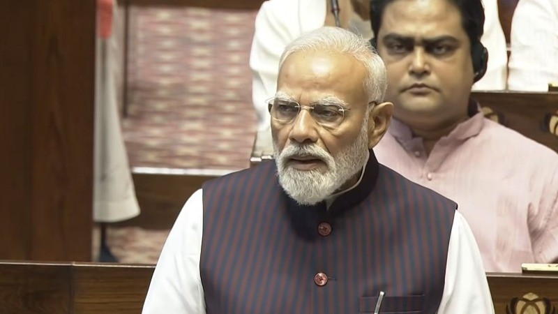 पश्चिम एशिया में चल रहे संघर्ष पर राज्यसभा में प्रधानमंत्री नरेंद्र मोदी का संबोधन