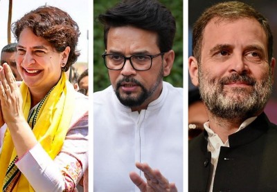 'चुनाव में लॉलीपॉप और झूठी गारंटी देने आते हैं...', राहुल-प्रियंका पर अनुराग ठाकुर का निशाना