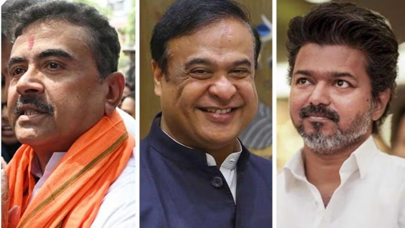 विधानसभा उपचुनाव : पश्चिम बंगाल के नंदीग्राम-रेजिनगर, असम के नगांव में भाजपा आगे, तमिलनाडु में TVK का दबदबा