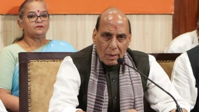 राजनाथ सिंह का विपक्ष पर हमला, लोकतांत्रिक संस्थाओं को नष्ट करना और देश में आग लगाना उनका मकसद