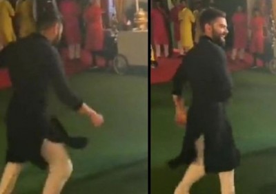 VIDEO: Virat Kohli dances fiercely at the wedding party, will be laughing after seeing the dance steps