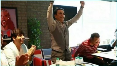 VIDEO: Sunil Gavaskar and Ashish Nehra sway with joy as Neeraj Chopra wins gold medal